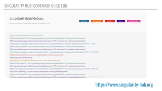 Singularity Containers for Scientific Compute | PDF