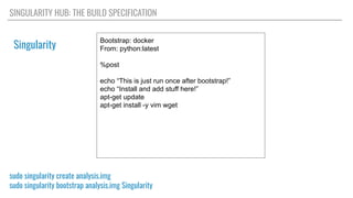 Singularity Containers for Scientific Compute | PDF