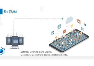 EraDigital
Estamos vivendo a Era Digital.


Gerando e acessando dados constantemente.
 