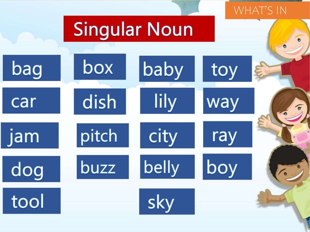 SINGULAR PLURAL NOUNS Grade 2 pptx