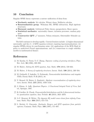 Singular Stochastic Partial Differential Equations: Scaling ...