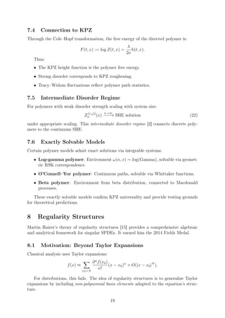 Singular Stochastic Partial Differential Equations | PDF