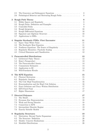 Singular Stochastic Partial Differential Equations | PDF