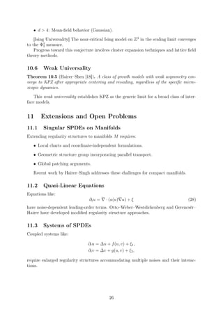 Singular Stochastic Partial Differential Equations | PDF