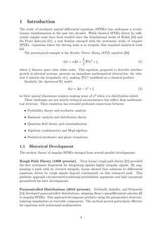 Singular Stochastic Partial Differential Equations | PDF