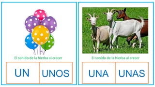 El sonido de la hierba al crecer El sonido de la hierba al crecer
UN UNOS UNA UNAS
 