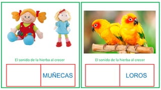 El sonido de la hierba al crecer El sonido de la hierba al crecer
MUÑECAS LOROS
 