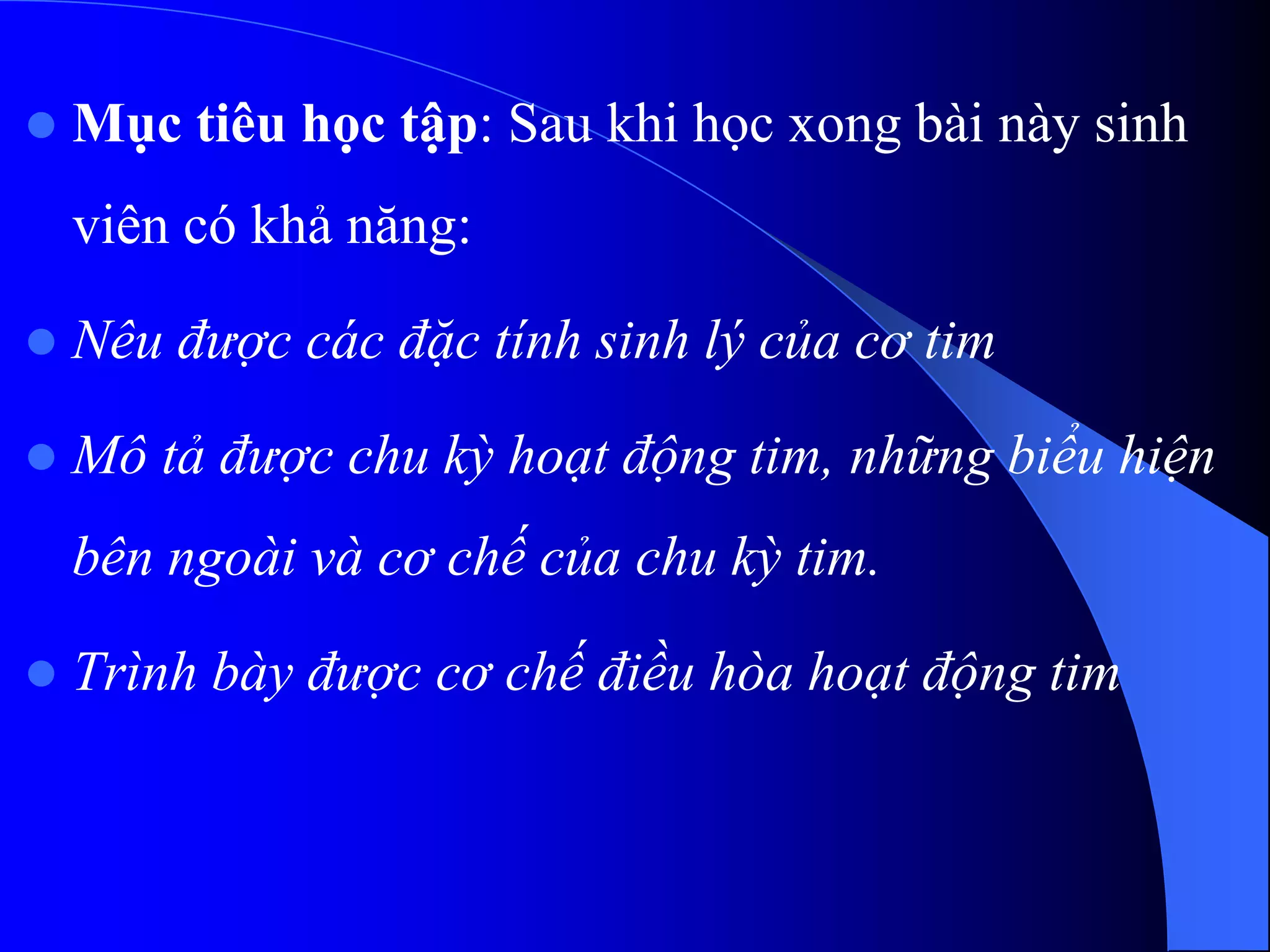 Sinh lý tim: Động mạch (Arteries) | PPT