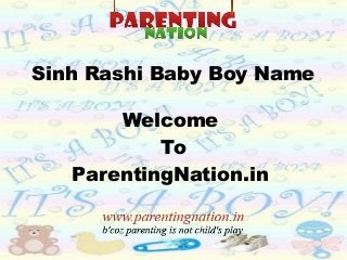 Sinh Rashi Baby Boy Name
Welcome
To
ParentingNation.in
 