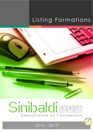Listing Formations




2012 -­ 2013
 