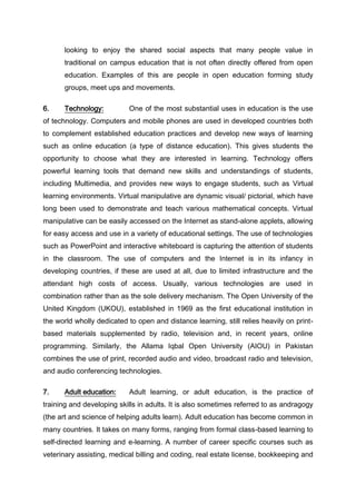 Sinificance of education | DOCX