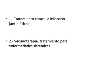Cuadro Clínico  Sinusitis Crónica:  es de síntomas mas vagos, en algunas ocasiones existe dolor facial o cefalea pero generalmente se manifiesta con rinorrea posterior, cacosmia, tos de predominio nocturno o con el ejercicio, cuadros de disnea nocturna, dolor faríngeo o faringitis de repetición. Otalgia o cuadros de otitis media de repetición, obstrucción nasal uni o bilateral, epistaxis, febrícula o cuadros febriles de repetición.   