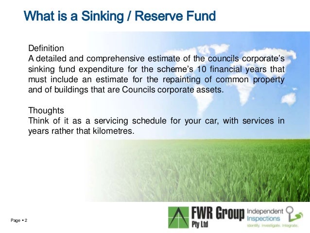 Sinking Fund Management Presentation
