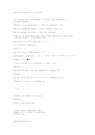 Sinónimos en francés y latín