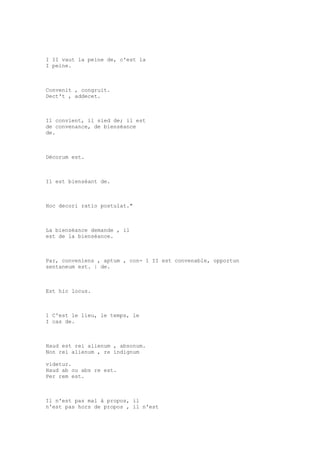 Sinónimos en francés y latín