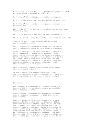 Sinónimos en francés y latín