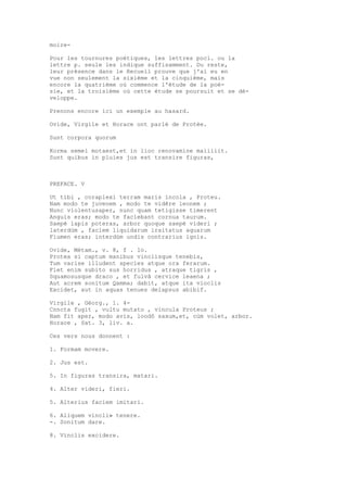 Sinónimos en francés y latín