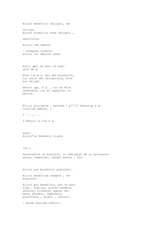 Sinónimos en francés y latín