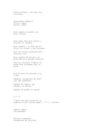 Sinónimos en francés y latín