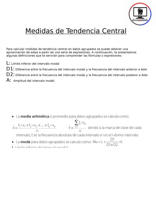Hoja De Trabajo De Medida De Tendencia Central