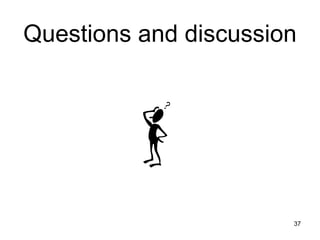 Questions and discussion 