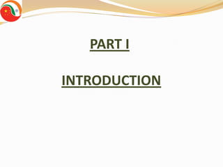 PART I

INTRODUCTION
 