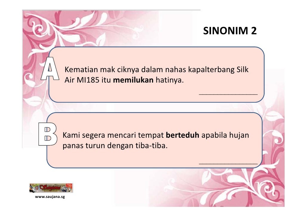 Perkataan Sinonim Dengan Persediaan - Halaman ini berguna untuk mencari