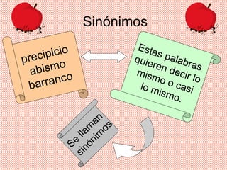 Sinónimos