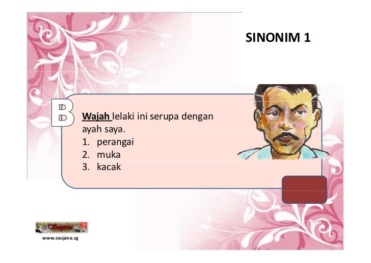 Sinonim P1/P2 bilangan 1