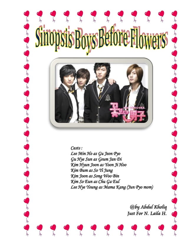 Sinopsis boys before flowers PDF