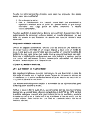 Sinopsis del libro quinta disciplina