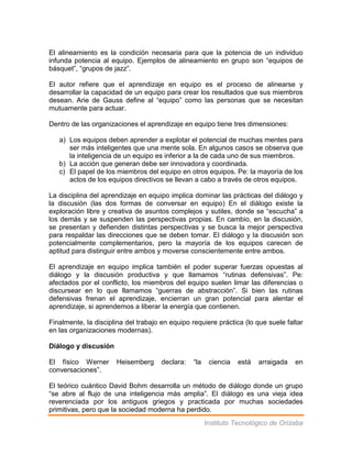 Sinopsis del libro quinta disciplina