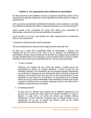 Sinopsis del libro quinta disciplina