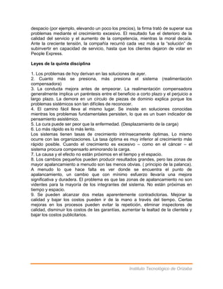 Sinopsis del libro quinta disciplina