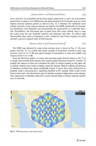 SINR Analysis and Interference Management of Macrocell Cellular ...