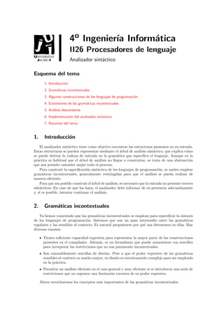 Analizador Sintáctico PDF