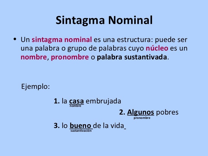 Sintagma Nominal