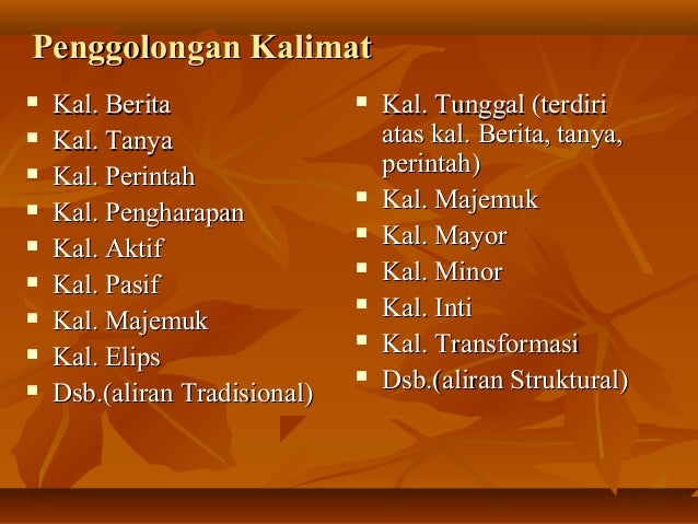 Sintaksis bahasa indonesia
