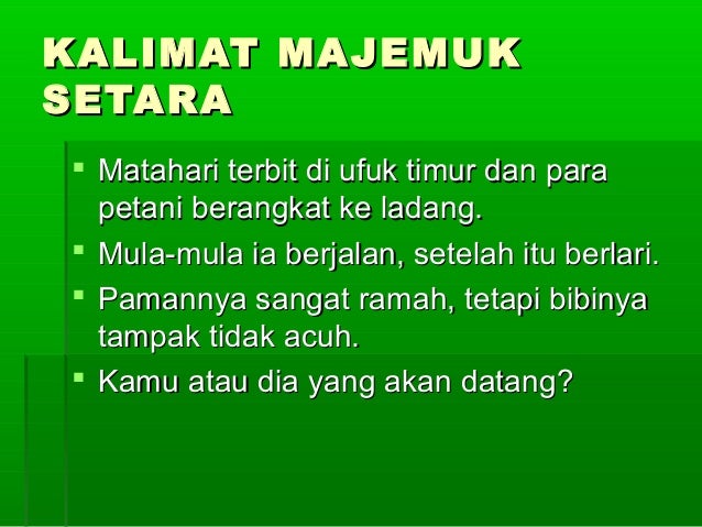 Sintaksis bahasa indonesia