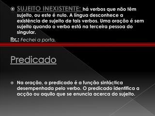 Sintaxe   PortuguêS