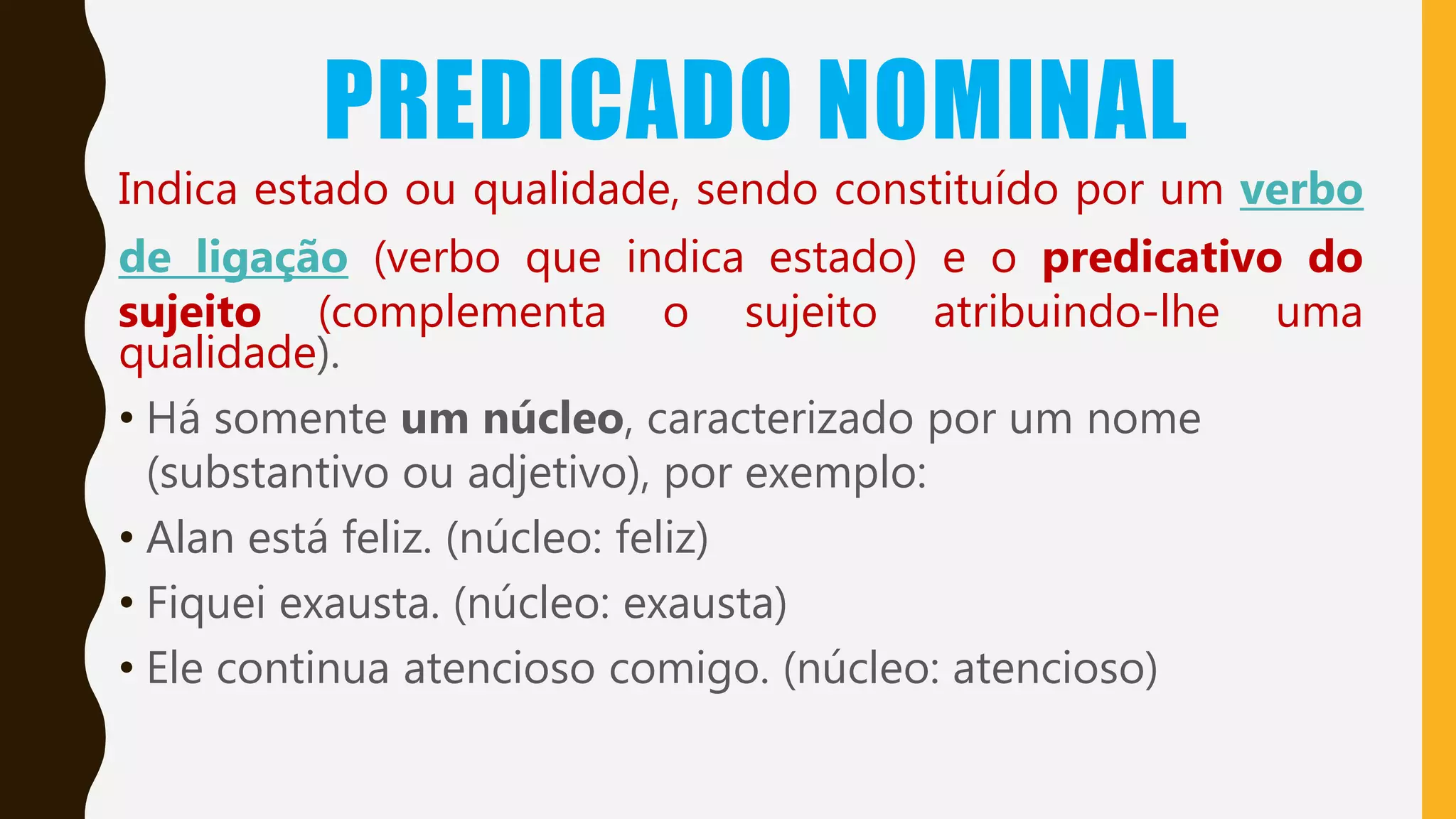 Sintaxe , Tipos de Sujeito, Tipos de predicado e Exercícios, 7º 8º e 9º ...