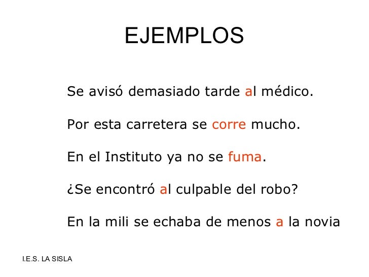 Sintaxis. La Oración