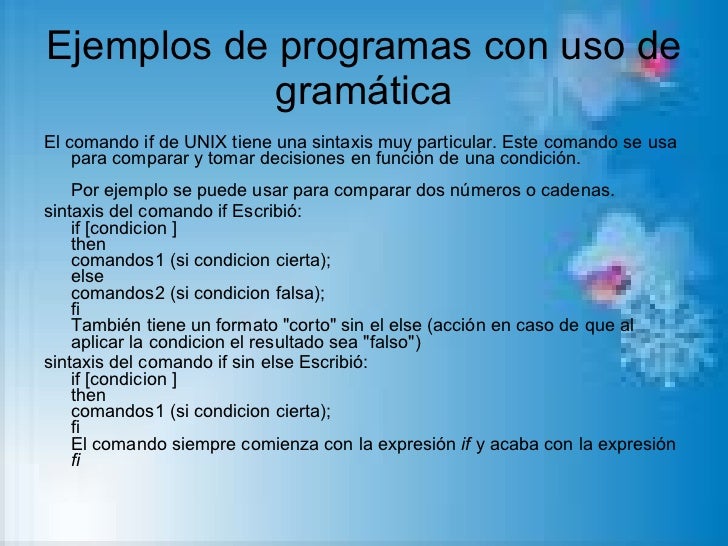 Sintaxis Y Gramatica