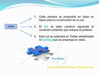 Sintaxis con twitter