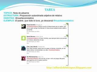 Sintaxis con twitter