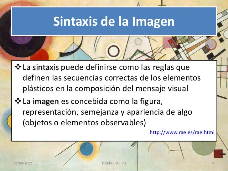 Sintaxis de la imagen