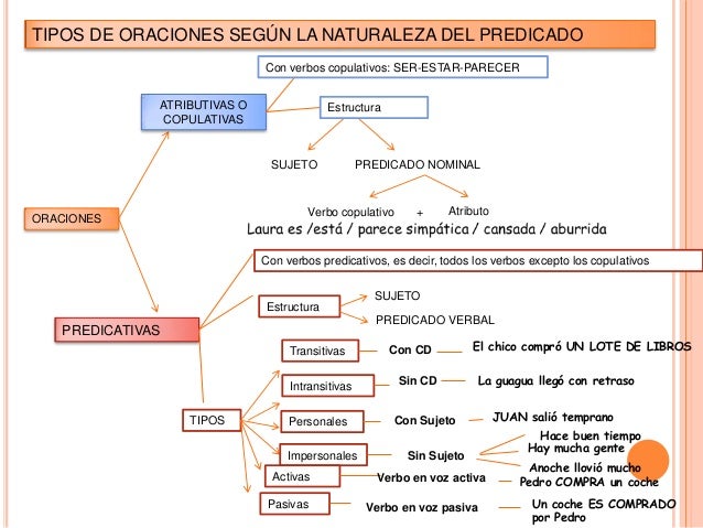 Sintaxis de la oración simple y tipos de oraciones