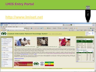 Improving livestock market information flow and early warning systems for pastoral communities using ICT