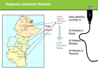 Improving livestock market information flow and early warning systems for pastoral communities using ICT