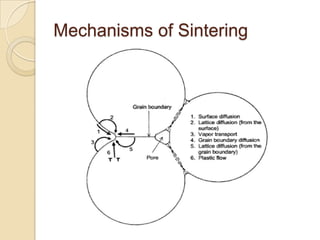 Mechanisms of Sintering
 